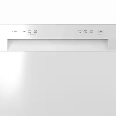 LG 24-in Front Control Built-in Dishwasher ( White ) , NeveRust Stainless Steel Tub and AutoLeak Detection , 52-Decibel Model# LDFC2423W by Scratch-n-Dent Depot