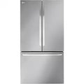 LG Counter-Depth MAX 26.5-cu ft 3 -Door 36-in Wide with Ice Maker ( Stainless Steel ) ENERGY STAR Certified Model# LRFLC2706S by Scratch N Dent Depot
