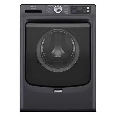 Maytag Pet Pro High Efficiency Stackable Large ( 5-cu ft ) Front-Load Washer with Steam Cycle ( Midnight Steel ) Model# MFW7020RF by Smiths Appliance & Furniture