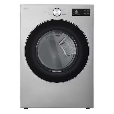 LG 7.4-cu ft Stackable Vented Gas Dryer with Steam Cycle ( Graphite Steel ) Model# DLGX5801V by Scratch N Dent Depot