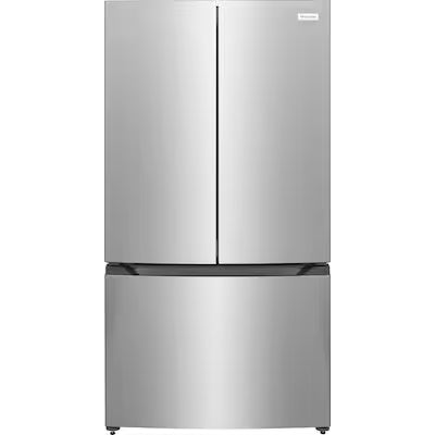 Frigidaire Counter-Depth 19.9-cu ft 3 -Door 35.5-in Wide French Door Refrigerator with Ice Maker with Water Dispenser ( Fingerprint Resistant Stainless Steel Look ) Model# FRFG2011AV by Scratch N Dent Depot