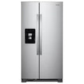Whirlpool 21.4-cu ft Standard-Depth 33-in Wide Side-by-Side Refrigerator with Ice Maker ,Water and Ice Dispenser ( Fingerprint Resistant Stainless Finish ) Model# WRS315SDHZ A19-44 by Scratch-n-Dent Depot