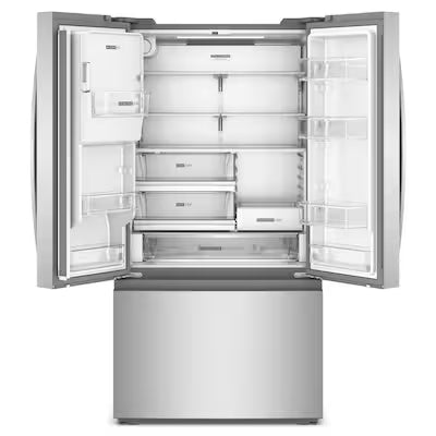 Whirlpool Counter-Depth 23.4-cu ft 3 -Door 36-in Wide with Dual Ice Maker ( Fingerprint-Resistant Stainless Finish ) ENERGY STAR Certified Model# WRFC5236RZ by Scratch N Dent Depot