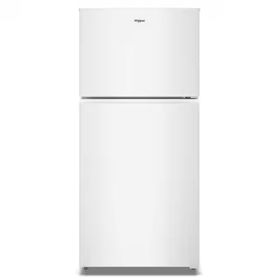 Whirlpool 19.3-cu ft Standard-Depth 30-in Wide Top-Freezer Refrigerator ( White ) Garage Ready ENERGY STAR Certified Model# WRTX5419SW