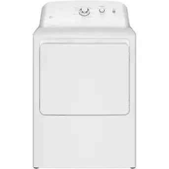 GE 6.2-cu ft Vented Electric Dryer ( White ) Model# GTX33EASKWW A19-02 by Scratch-n-Dent Depot