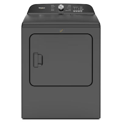 Whirlpool 7-cu ft Vented Gas Dryer with Steam Cycle ( Volcano Black ) Model# WGD6150PB by Scratch N Dent Depot