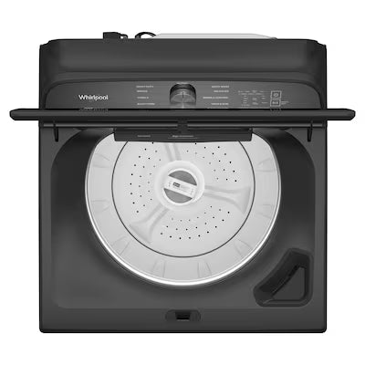 Whirlpool High Efficiency 2-Piece Removable Agitator Extra Large ( 5.2-cu ft ) Top-Load Washer ( Volcano Black ) Model# WTW6157PB by Scratch N Dent Depot