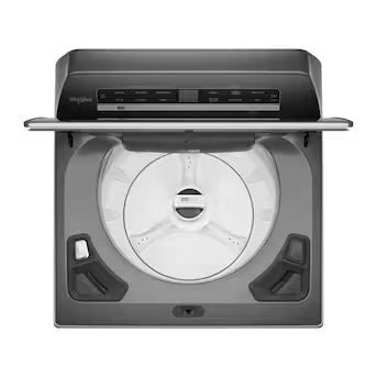 Whirlpool Smart Capable w/Load and Go High Efficiency 2-Piece Removable Agitator Extra Large ( 5.3-cu ft ) Top-Load Washer ( Chrome Shadow ) Model# WTW8127LC A19-35 by Scratch-n-Dent Depot