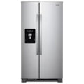 Whirlpool 21.4-cu ft Standard-Depth 33-in Wide Side-by-Side Refrigerator with Ice Maker ,Water and Ice Dispenser ( Fingerprint Resistant Stainless Finish ) Model# WRS321SDHZ A19-43 by Scratch-n-Dent Depot