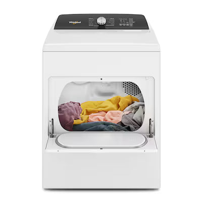 Whirlpool Moisture Sensing 7-cu ft Vented Electric Dryer ( White ) Model# WED5010LW
