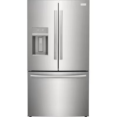 Frigidaire Gallery Standard-Depth 27.8-cu ft 3 -Door 36-in Wide French Door Refrigerator with Dual Ice Maker with Water and Ice Dispenser ( Fingerprint Resistant Stainless Steel ) ENERGY STAR Certified Model# GRFS2853AF by Scratch N Dent Depot