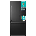 Hisense 17.2-cu ft Counter-Depth 32-in Wide Bottom-Freezer Refrigerator Black Metallic Steel ) ENERGY STAR Certified Model# HRB171N6ABE by Scratch N Dent Depot