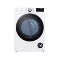 LG True Steam 7.4-cu ft Stackable Vented Electric Dryer with Steam Cycle ( White ) Model# DLEX4000W by Scratch N Dent Depot
