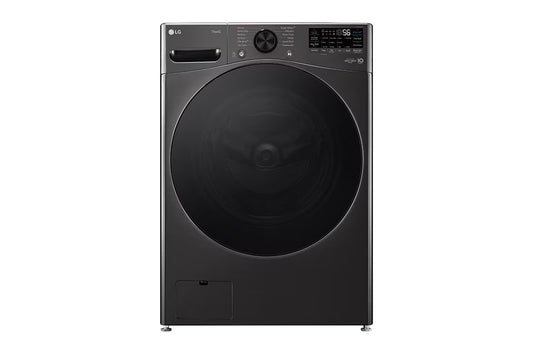 LG TurboWash 360 High Efficiency 4.5-cu ft  Front-Load Washer with Steam Cycle & Electric Dryer( Black Steel ) Model# WM4080HBA & DLEX4080B