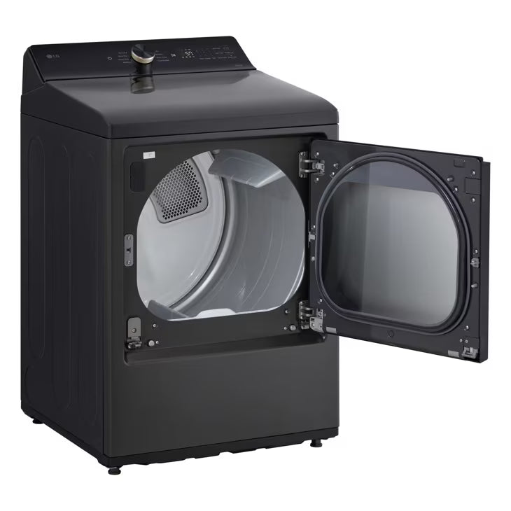 LG 7.3-cu ft Vented Gas Dryer ( Matte Black ) Model# DLG8481LE