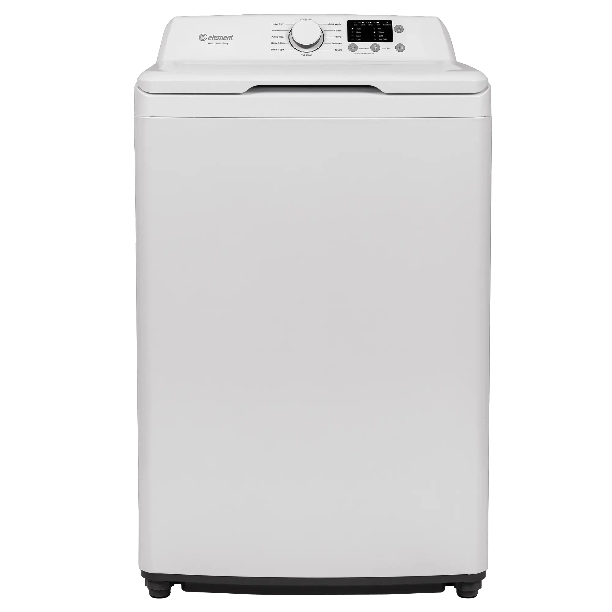 New Element 3.7 cu. ft. Top Load Washer with Agitator - White Model# EATW2537CW N02-05 by Scratch-n-Dent Depot