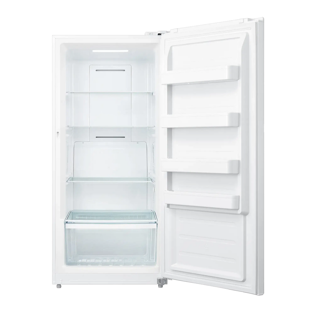 New Element 14.0 cu. ft. Garage Ready Upright Convertible Freezer / Refrigerator - White, ENERGY STAR Model# EUF14CEEW N02-10 by Scratch-n-Dent Depot