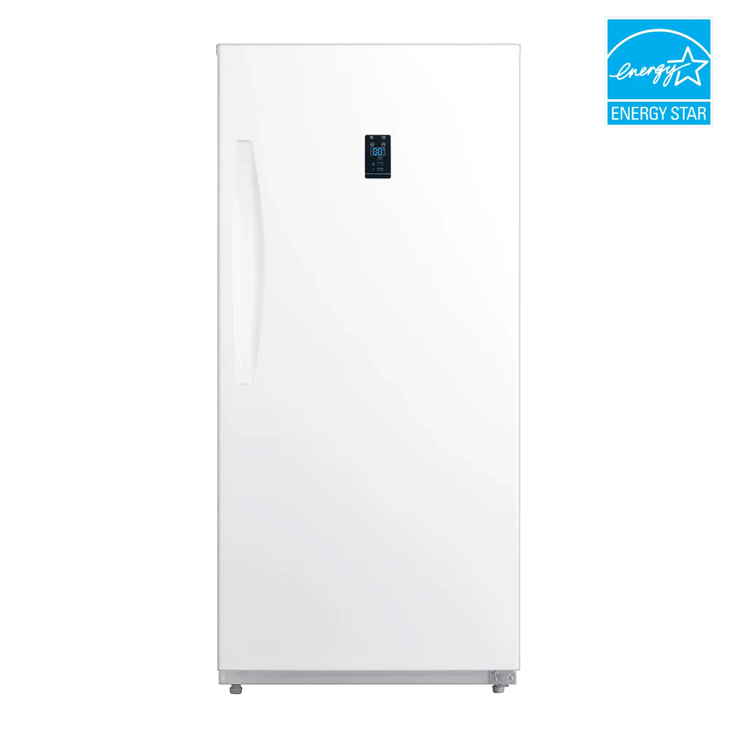 New Element 14.0 cu. ft. Garage Ready Upright Convertible Freezer / Refrigerator - White, ENERGY STAR Model# EUF14CEEW N02-10 by Scratch-n-Dent Depot