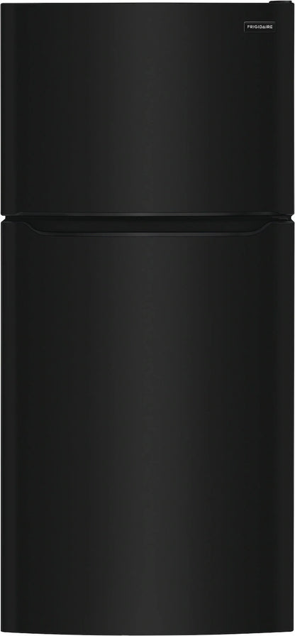 Frigidaire 18.3-cu ft Top-Freezer Refrigerator ( Black ) Garage Ready Model# FFTR1835VB