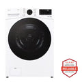 LG TurboWash 360 High Efficiency Stackable Medium ( 4.5-cu ft ) Front-Load Washer with Steam Cycle ( White ) Model# WM4080HWA by Scratch N Dent Depot