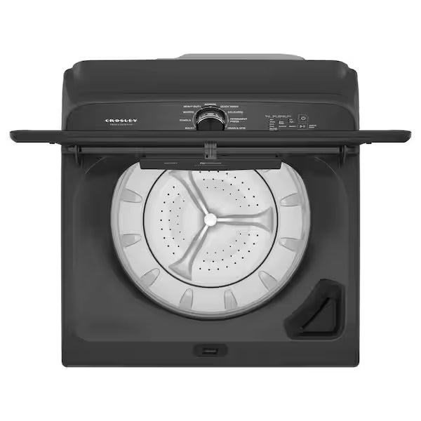 New CROSLEY PROFESSIONAL 5.3 cf, Top Load Impeller Washer with Stainless Steel Drum 10 YR WARRANTY ( Volcano Black ) Model# ZWW5310RB N02-26 by Scratch-n-Dent Depot