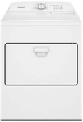New CROSLEY 7.0 Cuft Electric Dryer with Hamper Door 10 YEAR WARRANTY( White ) Model# CDEW7011RW N02-24 by Scratch-n-Dent Depot