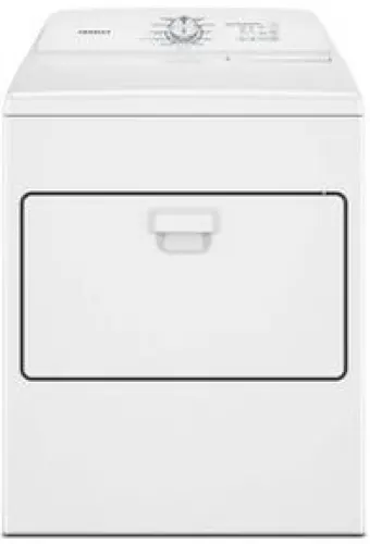 New CROSLEY 7.0 Cuft Electric Dryer with Hamper Door 10 YEAR WARRANTY( White ) Model# CDEW7011RW N02-24 by Scratch-n-Dent Depot
