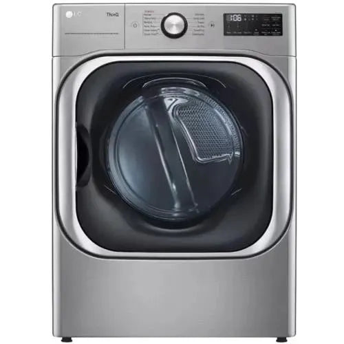 LG TurboSteam 9-cu ft Stackable Vented Electric Dryer with Steam Cycle ( Graphite Steel ) Model# DLEX8980V by Scratch-n-Dent Depot
