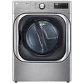 LG TurboSteam 9-cu ft Stackable Vented Electric Dryer with Steam Cycle ( Graphite Steel ) Model# DLEX8980V by Scratch-n-Dent Depot
