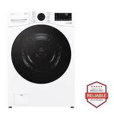 LG TurboWash 360 High Efficiency Stackable Medium ( 4.5-cu ft ) Front-Load Washer with Steam Cycle ( White ) Model# WM4080HWA by Scratch N Dent Depot