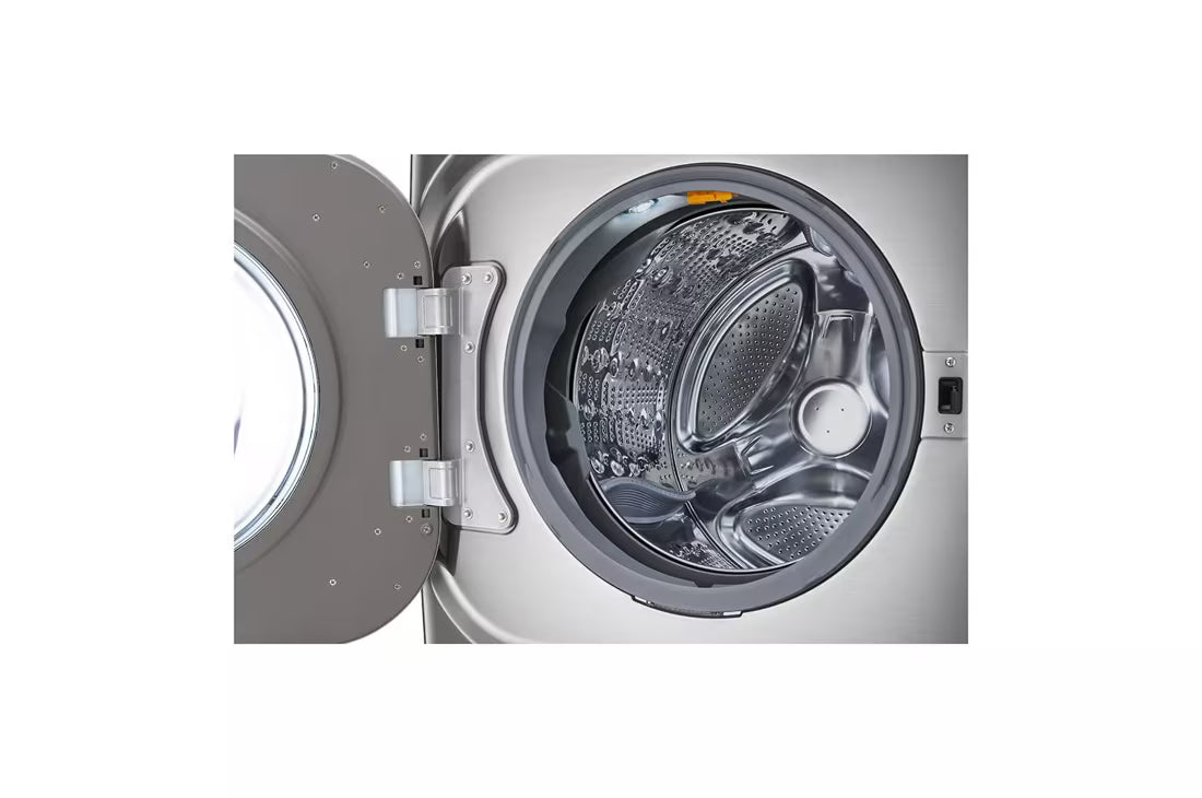 LG TurboWash High Efficiency Stackable Large ( 5.2-cu ft ) Front-Load Washer with Steam Cycle ( Graphite Steel ) Model# WM8980HVA by Smiths Appliance & Furniture