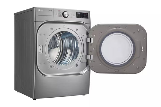 LG TurboSteam 9-cu ft Stackable Vented Electric Dryer with Steam Cycle Model# DLEX8980V