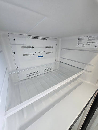 Frigidaire 18.3-cu ft Top-Freezer Refrigerator ( Black ) Garage Ready Model# FFTR1835VB