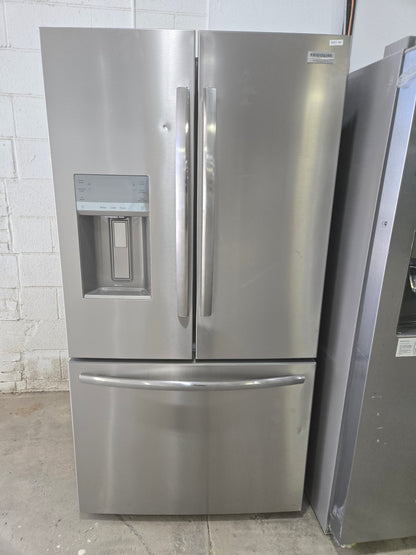 Frigidaire Gallery Standard-Depth 27.8-cu ft 3 -Door French Door Refrigerator with Dual Ice Maker with Water and Ice Dispenser ( Fingerprint Resistant Stainless Steel ) ENERGY STAR Certified Model# GRFS2853AF