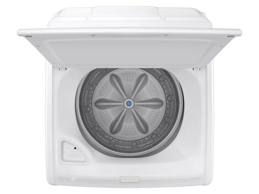 Samsung 4.1 cu. ft. Top Load Washer in White with Impeller and Soft Closed Lid Model# WA41A3000AW
